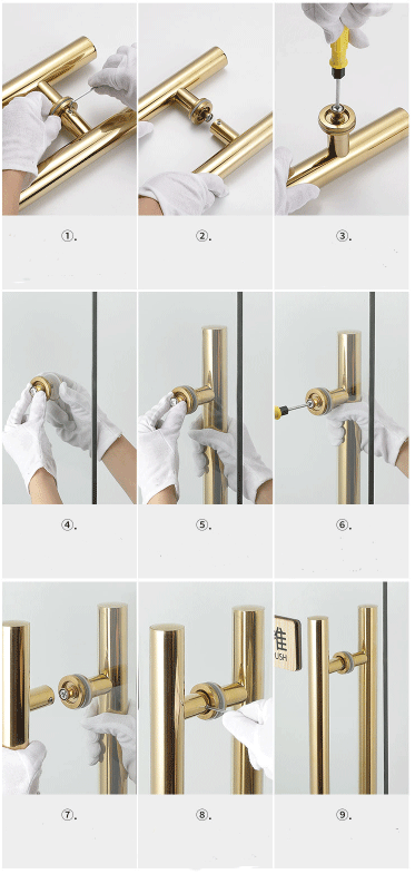 how to install pull handle