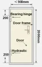 Hydraulic Door Closer Hinge