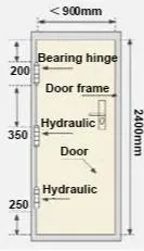 Hydraulic Door Closer Hinge