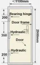 Hydraulic Door Closer Hinge