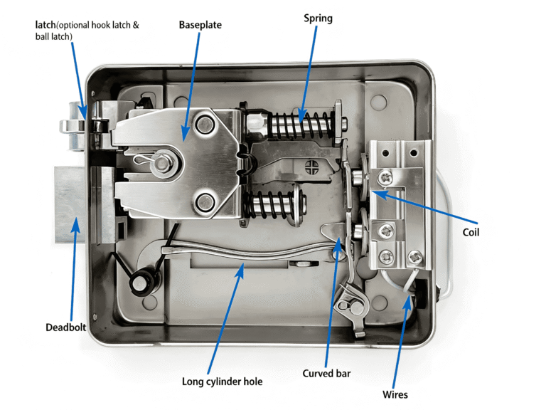 Electrical Rotation Lock Fixing How to Choose the Best Electric Rim Lock for Commercial Doors (Types ...