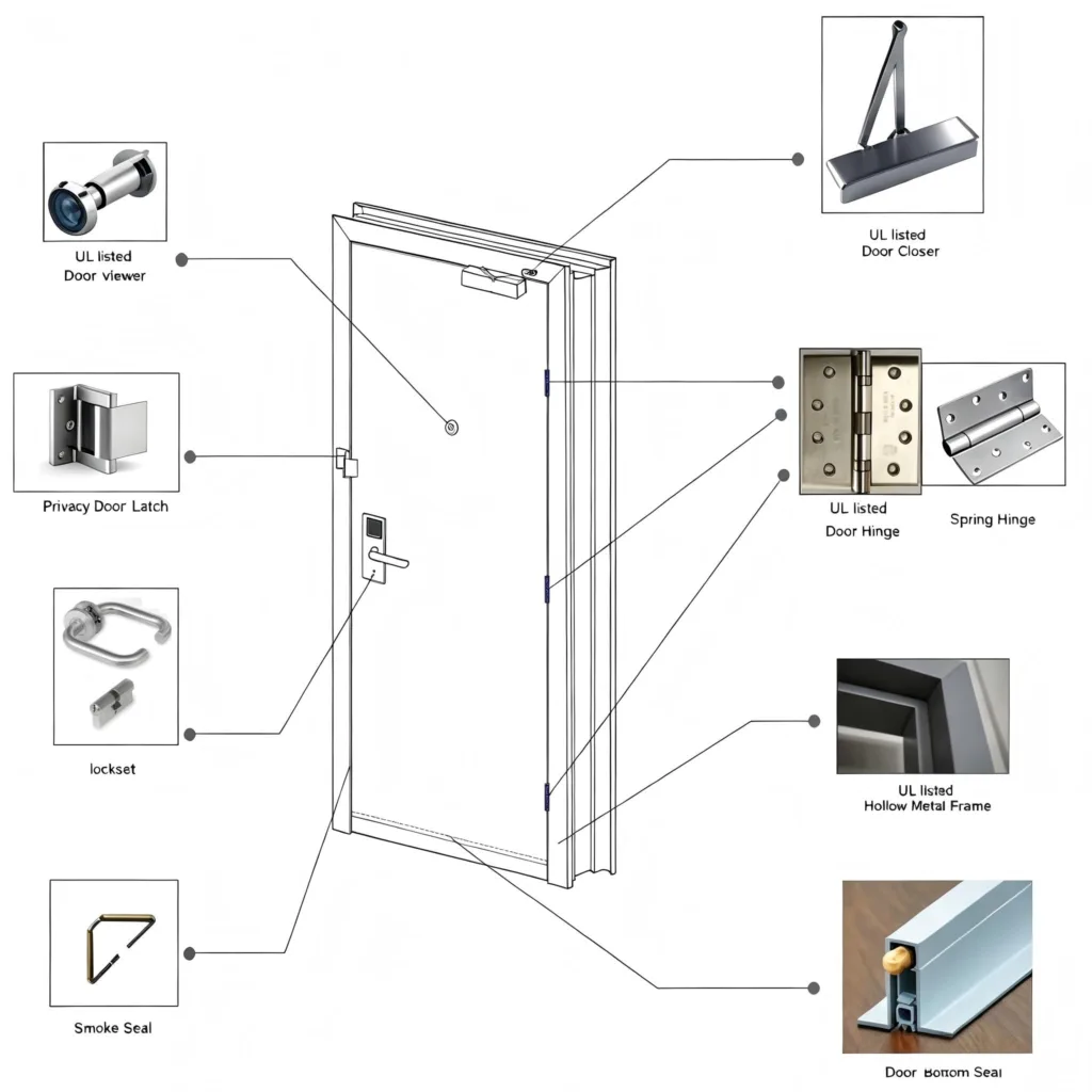 fire door hardware system